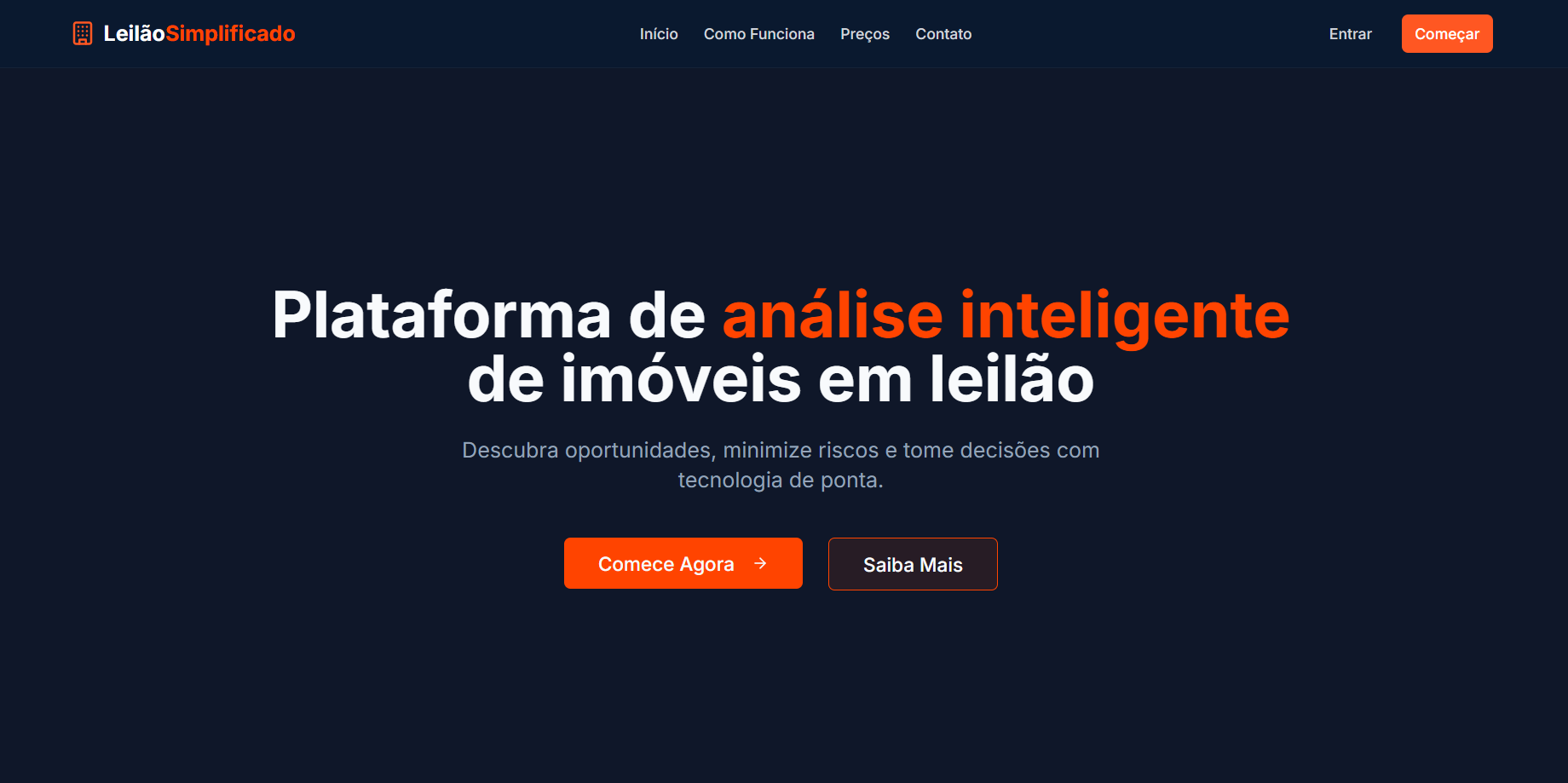 Plataforma SaaS de Leilões